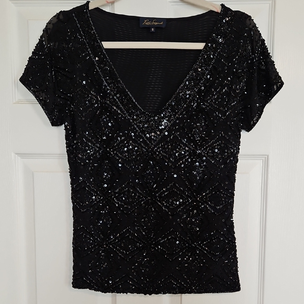 Luisa Spagnoli Beaded Shirt